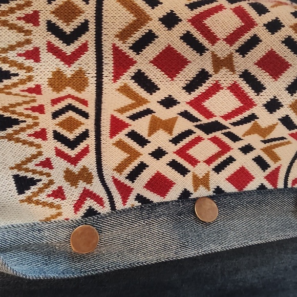 Aztec Denim Jacket - Picture 2 of 5